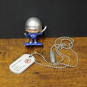 AWESOME LITTLE GREEN MEN GENERAL PANIC BLUE ARMY 1-101M SILVER HELMET SUPER RARE